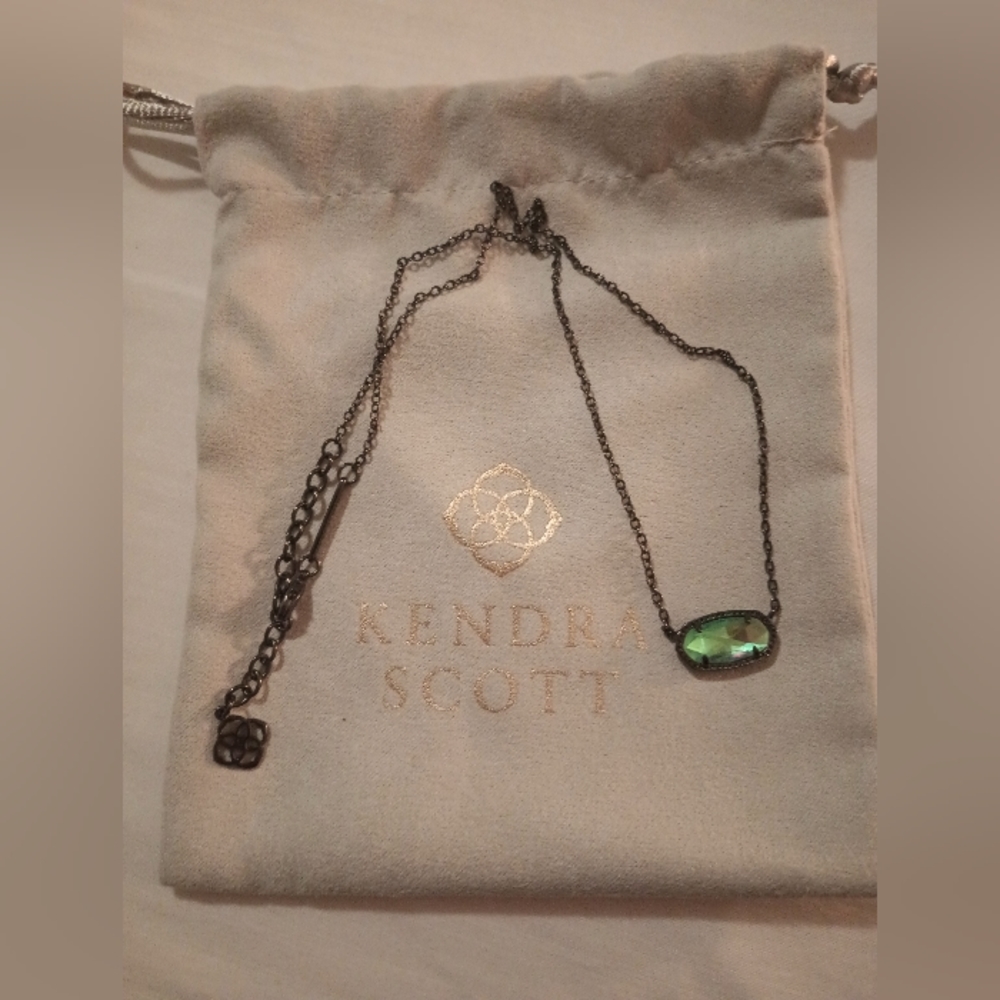 Kendra Scott Elisa Dichroic Glass in Gunmetal
